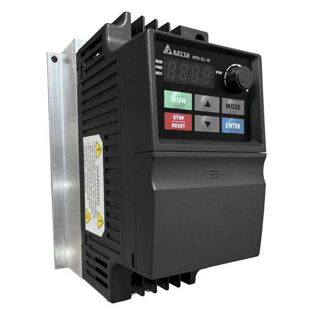 Inversor de Frequência Delta VFD015EL43W-1 3F 2CV 4,2A 480V Inversor de Frequência Delta VFD015EL43W-1 3F 2CV 4,2A 480V