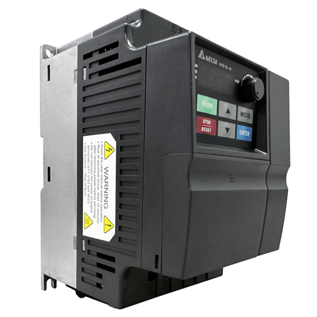 Inversor de Frequência Delta VFD022EL21W-1 1F 3CV 11A 230V Inversor de Frequência Delta VFD022EL21W-1 1F 3CV 11A 230V