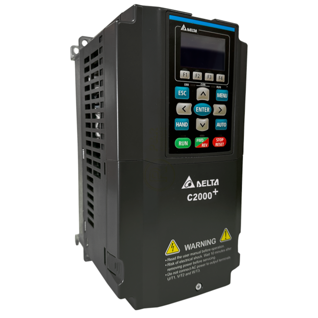Inversor de Frequência Delta VFD037C23A-21 3F 5CV 17A 240V Inversor de Frequência Delta VFD037C23A-21 3F 5CV 17A 240V