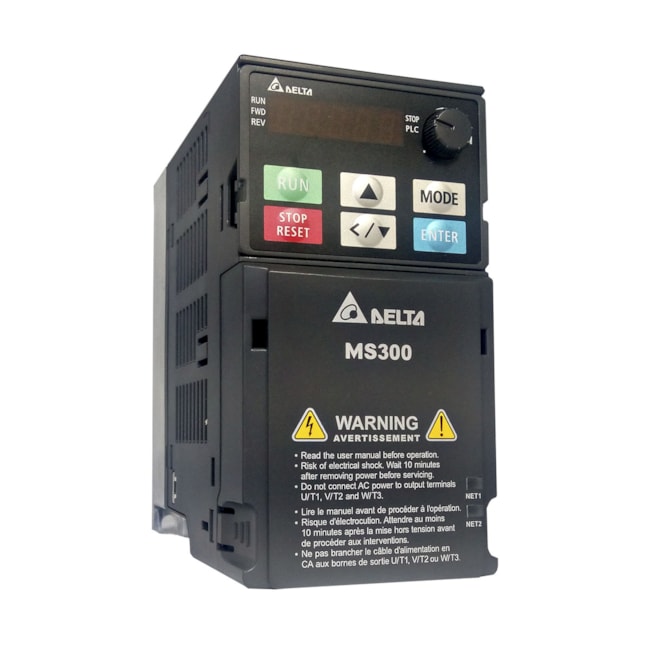 Inversor de Frequência MS300 Delta 0,5CV 2,8A 220V VFD2A8MS21ANSAA Inversor de Frequência MS300 Delta 0,5CV 2,8A 220V VFD2A8MS21ANSAA