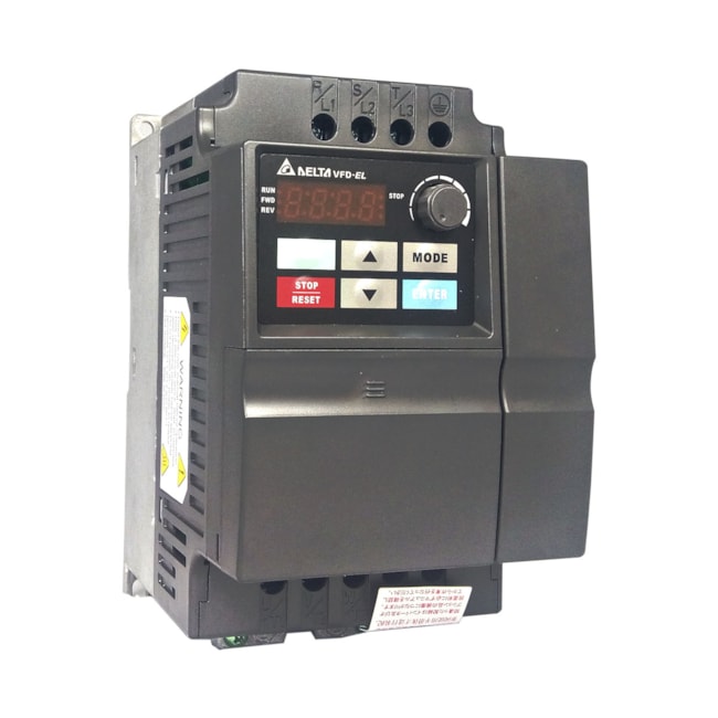 Inversor de Frequência Trifásico Delta 3CV 11A 220V VFD022EL23A Inversor de Frequência Trifásico Delta 3CV 11A 220V VFD022EL23A