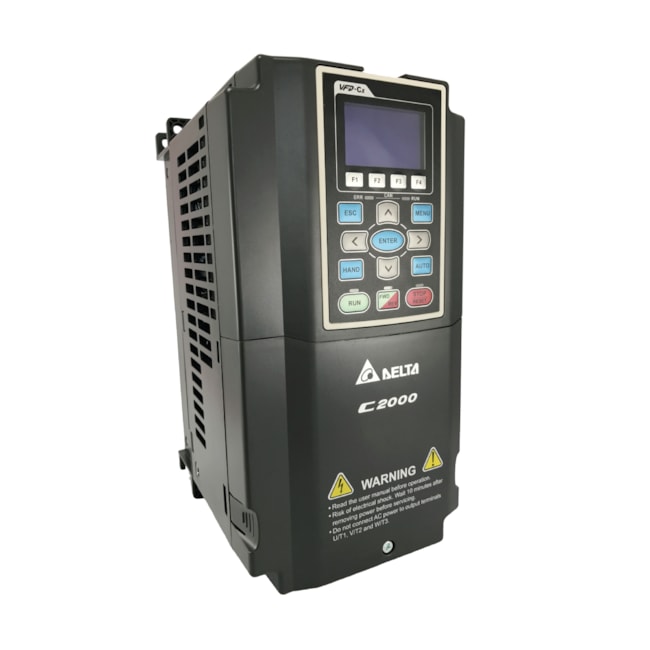 Inversor de Frequência Trifásico Delta 5CV 14A 380V VFD037C43A Inversor de Frequência Trifásico Delta 5CV 14A 380V VFD037C43A