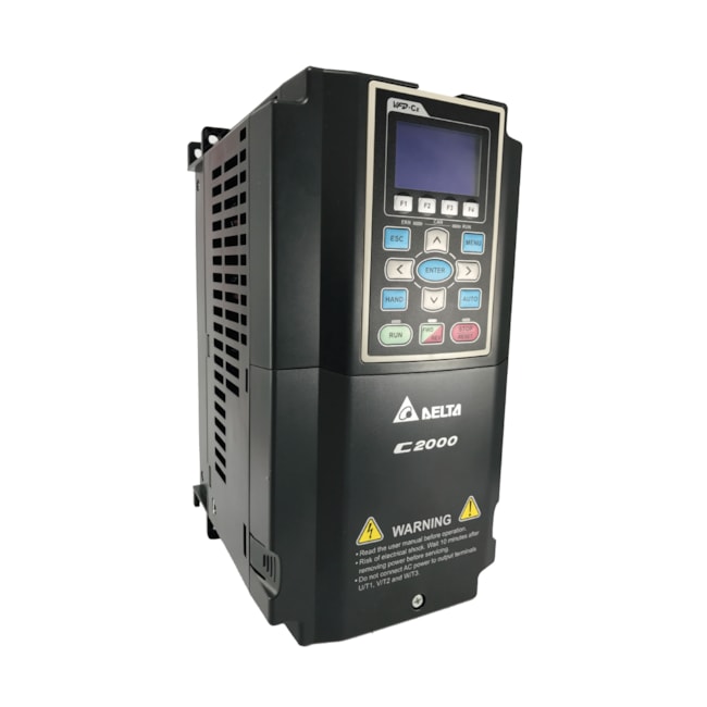 Inversor de Frequência Trifásico Delta 7,5CV 17A 380V VFD055C43A Inversor de Frequência Trifásico Delta 7,5CV 17A 380V VFD055C43A