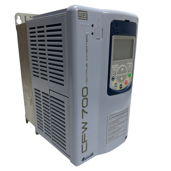 Inversor de Frequência WEG 3F 10CV(7,5KW) 24A 380/480V Inversor de Frequência WEG 3F 10CV(7,5KW) 24A 380/480V