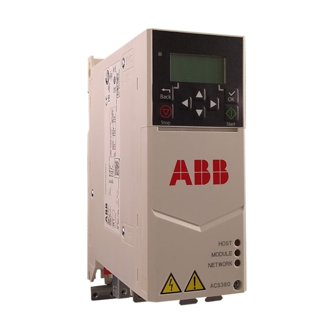 Inversor Frequência Trifásico ABB 1,5CV 3,3A 380/480V ACS380-040S-03A3-4 Inversor Frequência Trifásico ABB 1,5CV 3,3A 380/480V ACS380-040S-03A3-4