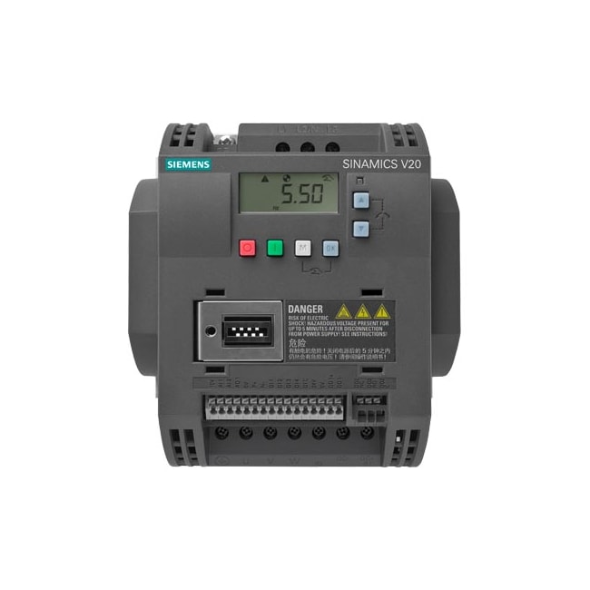 Inversor Siemens SINAMICS V20 1,1kW 1,5CV 3,1A 380-480V