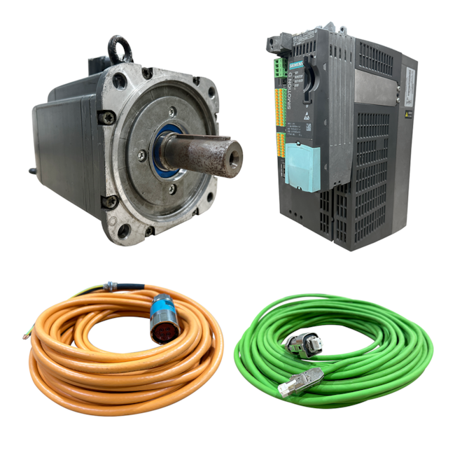 Kit Servo Acionamento Siemens 7,5KW 380V Trifásico s/freio