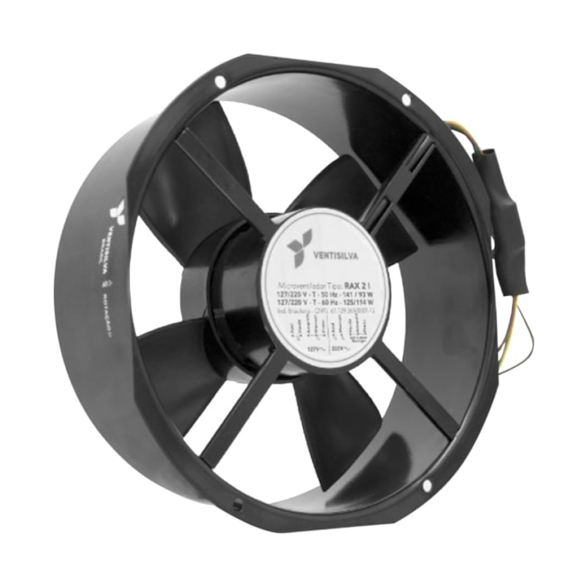 Microventilador Axial VentiSilva RAX 2 I 3360rpm 127/220V Microventilador Axial VentiSilva RAX 2 I 3360rpm 127/220V