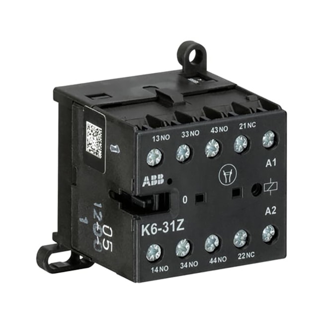 Mini Contator ABB K6-31Z-80 220...240V 3NA+1NF Mini Contator ABB K6-31Z-80 220...240V 3NA+1NF
