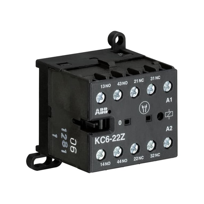 Mini Contator ABB KC6-22Z-01 24V 2NA 2NF Mini Contator ABB KC6-22Z-01 24V 2NA 2NF