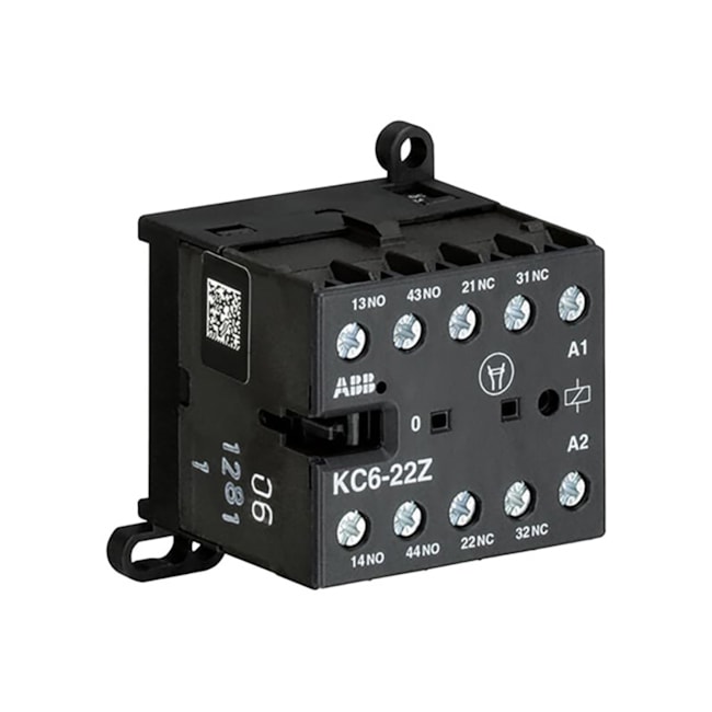 Mini Contator ABB KC6-22Z-04 110...125V 2NA 2NF Mini Contator ABB KC6-22Z-04 110...125V 2NA 2NF