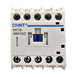 Mini Contator Chint NC8-09M10/Z 9A 24VCC