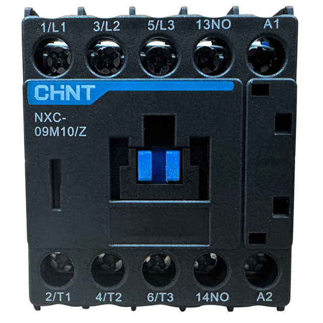 Mini Contator Tripolar Chint NXC-09M/10/Z DC24V 9A 1NA - Controle ...