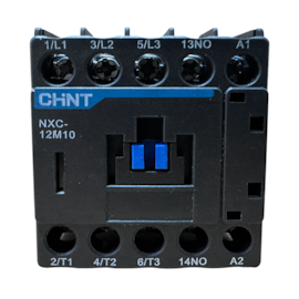 Mini Contator Tripolar Chint NXC-12M10 12A 220V AC 50/60Hz