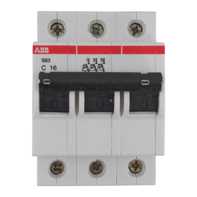 Mini Disjuntor ABB S63TC16 16A Mini Disjuntor ABB S63TC16 16A