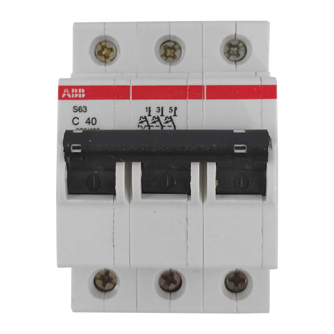 Mini Disjuntor ABB S63TC40 40A Mini Disjuntor ABB S63TC40 40A