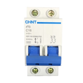 Mini Disjuntor Bipolar Chint 16A EB 2P C16 Mini Disjuntor Bipolar Chint 16A EB 2P C16