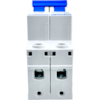 Mini Disjuntor Bipolar Chint 20A NXB-63C 2P C20 3kA