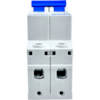 Mini Disjuntor Bipolar Chint 25A NXB-63C 2P C25 3kA
