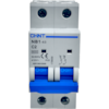 Mini Disjuntor Bipolar Chint 2A NB1-63 2P C2 6kA DB