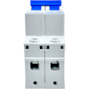 Mini Disjuntor Bipolar Chint 2A NXB-63C 2P C2 3kA
