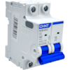 Mini Disjuntor Bipolar Chint 2A NXB-63C 2P C2 3kA