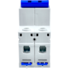 Mini Disjuntor Bipolar Chint 4A NXB-63C 2P C4 3kA