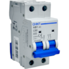 Mini Disjuntor Bipolar Chint 50A NB1-63 2P C50 6kA DB