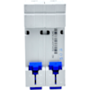 Mini Disjuntor Bipolar Chint 50A NXB-63 2P C50 6kA