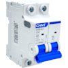 Mini Disjuntor Bipolar Chint 50A NXB-63 2P C50 6kA