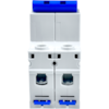 Mini Disjuntor Bipolar Chint 50A NXB-63C 2P C50 3kA