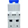 Mini Disjuntor Bipolar Chint 63A NXB-63C 2P C63 3kA