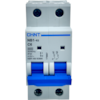 Mini Disjuntor Bipolar Chint 6A NB1-63 2P C6 6kA DB