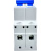 Mini Disjuntor Bipolar Chint 6A NXB-63C 2P C6 3kA