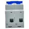 Mini Disjuntor Bipolar Chint NXB-125 2P Curva C 100A 7,5kA