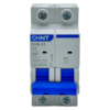 Mini Disjuntor Bipolar Chint NXB-63 2P Curva C 6A 6kA