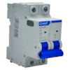 Mini Disjuntor Bipolar Chint NXB-63 2P Curva C 6A 6kA