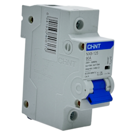 Mini Disjuntor Monopolar Chint NXB-125 1P C90A 7,5kA