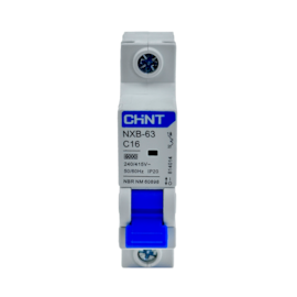 Mini Disjuntor Monopolar Chint NXB-63 1P C16 16A 6kA