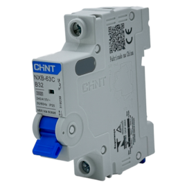 Mini Disjuntor Monopolar Chint NXB-63C 1P B 32A 3kA