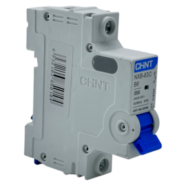 Mini Disjuntor Monopolar Chint NXB-63C 1P B 6A 3kA