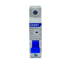 Mini Disjuntor Monopolar Chint NXB-63C 1P C10 10A 3kA