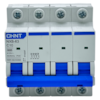 Mini Disjuntor Tetrapolar Chint NXB-63 4P Curva C 10A 6kA