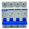 Mini Disjuntor Tetrapolar Chint NXB-63 4P Curva C 16A 6kA