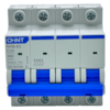 Mini Disjuntor Tetrapolar Chint NXB-63 4P Curva C 25A 6kA