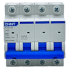 Mini Disjuntor Tetrapolar Chint NXB-63 4P Curva C 63A 6kA