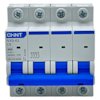 Mini Disjuntor Tetrapolar Chint NXB-63 4P Curva C 6A 6kA