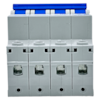 Mini Disjuntor Tetrapolar Chint NXB-63 4P Curva C 6A 6kA