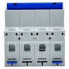Mini Disjuntor Tetrapolar Chint NXB-63 4P Curva C 6A 6kA