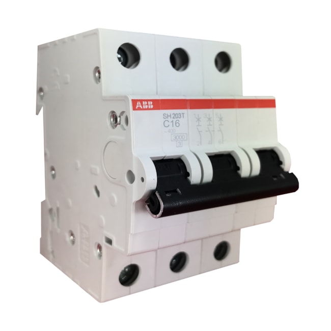 Mini Disjuntor Tripolar ABB 16A SH203T-C16